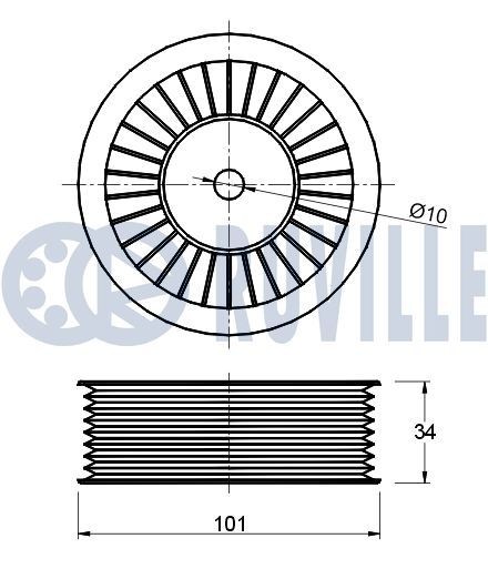 RUVILLE Kit catena distribuzione 3450038S 3450038S Kit catena RUVILLE prezzi