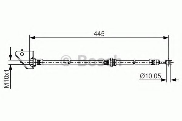 Remslang BOSCH 1 987 481 498 BOSCH 1 987 481 498 Remslangen achter links Kia SPORTAGE 2006