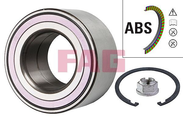 FAG Wiellagerset 713 6157 90 FAG 713 6157 90 Wiellager Mazda 6 GH Stationwagen originele prijs