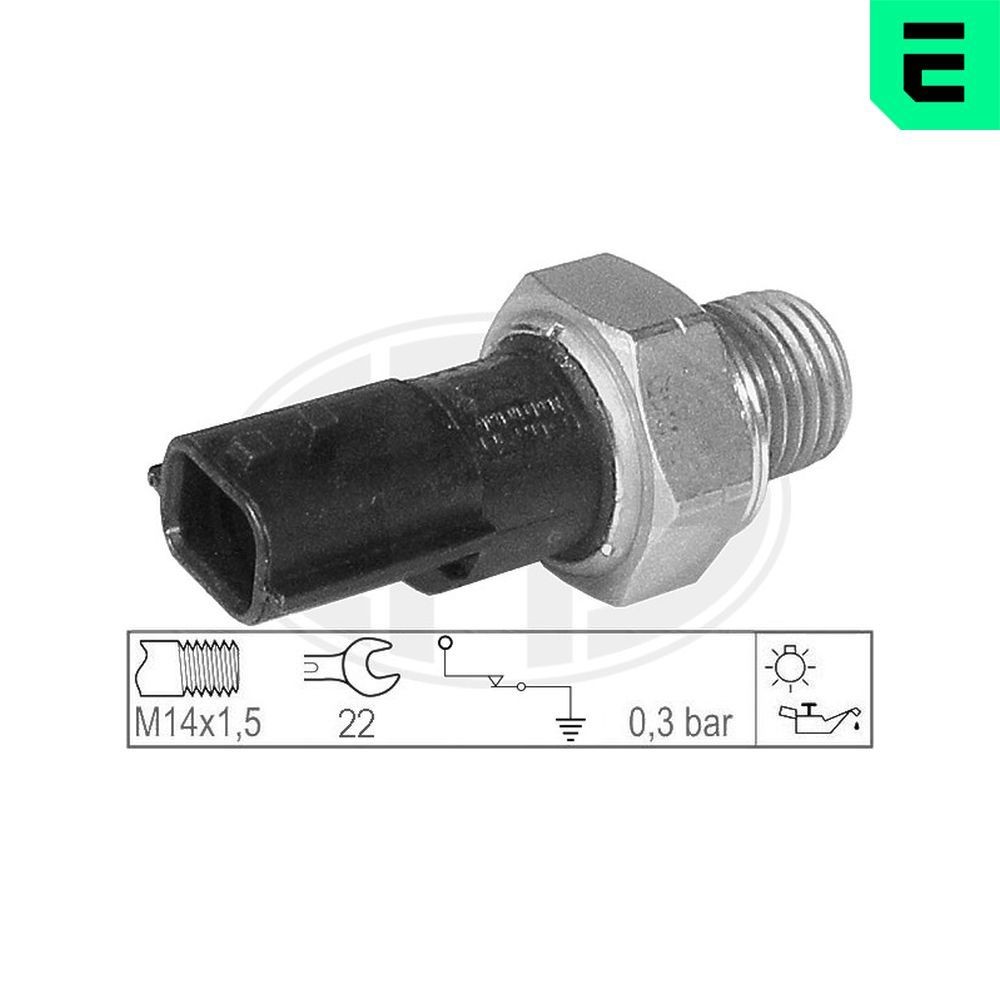 ERA Eļļas spiediena devējs 330699 ERA 330699 Eļļas spiediena slēdzis Logan II MCV cena