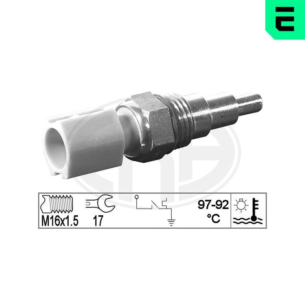 ERA Termoslēdzis, Radiatora ventilators 330192 Termoslēdzis radiatora ventilators ERA QASHQAI 330192 lēti