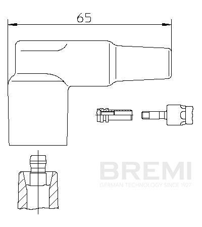 BREMI Stecker, Zündverteiler 13255 13255 Zündverteiler CHEVROLET BLAZER S10 BREMI kaufen