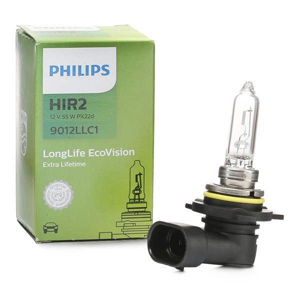 PHILIPS Pære, fjernlys 9012LLC1 Forlys pære Mazda ND 9012LLC1 PHILIPS