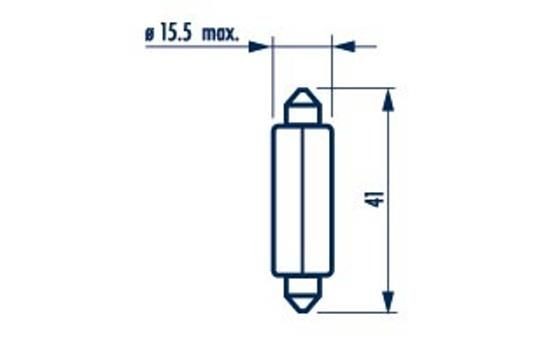 NARVA Glödlampa, skyltbelysning 17522 17522 NARVA glödlampa skyltbelysning Volvo XC40
