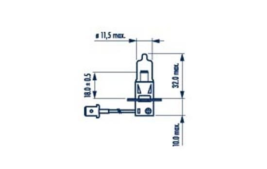 NARVA Pære, fjernlys 48335 Forlygte pære NARVA Chevrolet AVEO Range Power 50 48335
