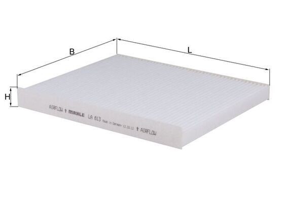 MAHLE Filtro abitacolo LA 813 LA 813 costo Filtro abitacolo ALFA ROMEO 1750-2000 MAHLE