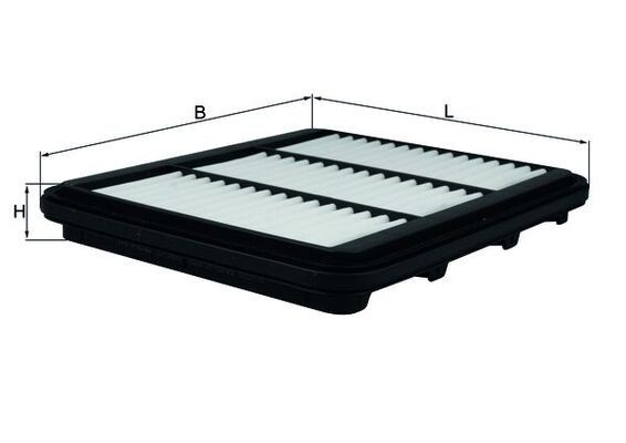 MAHLE Luchtfilter LX 2690 MAHLE LX 2690 Luchtfilter CHEVROLET Spark Hatchback/Van (M200, M250) aan een voordelige prijs