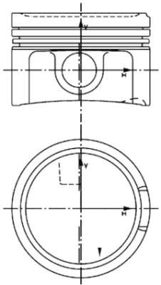 KOLBENSCHMIDT Piston 99933620 KOLBENSCHMIDT 99933620 Piston