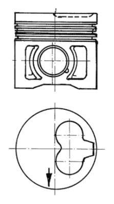KOLBENSCHMIDT Stempel 91386630 KOLBENSCHMIDT 91386630 Motor stempel California Westfalia T4 Minibuss (7DJ, 7DK, 70J) pris