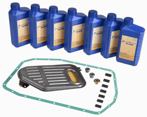 ZF Parts Automātiskās pārnesumkārbas eļļas maiņas komplekts 8700 000 Rez. Daļu komplekts, autom. Pārnesumkārbas eļļas maiņa ZF Parts ESPACE 8700 000 lēti