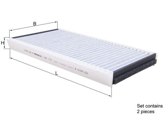 MAHLE Filter, salongiõhk LAK 173/S MAHLE LAK 173/S originaal Salongifilter FIAT PUNTO hind