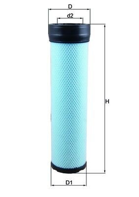 MAHLE Sekundært luftfilter LXS 256 LXS 256 Sekundært luftfilter TOYOTA RAV 4 MAHLE