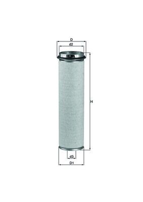 MAHLE Filtro aria secondaria LXS 37/1 LXS 37/1 Filtro aria secondaria MAHLE PORSCHE 924 costo