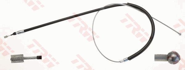 TRW Tross, seisupidur GCH461 Käsijarru vaijeri TRW BMW 6. Seeria GCH461