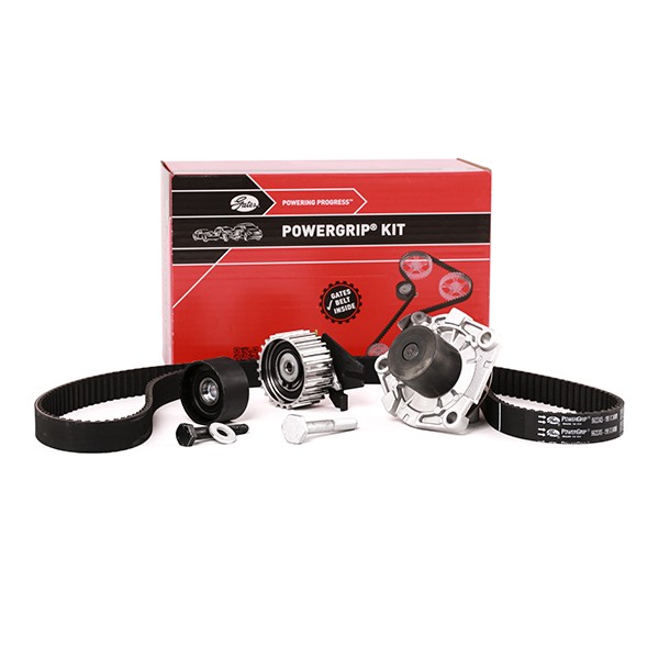 Registerreimsett med vannpumpe GATES KP35623XS-1 GATES PowerGrip KP35623XS-1 Vannpumpe + registerreimsett VAUXHALL ZAFIRA 2019