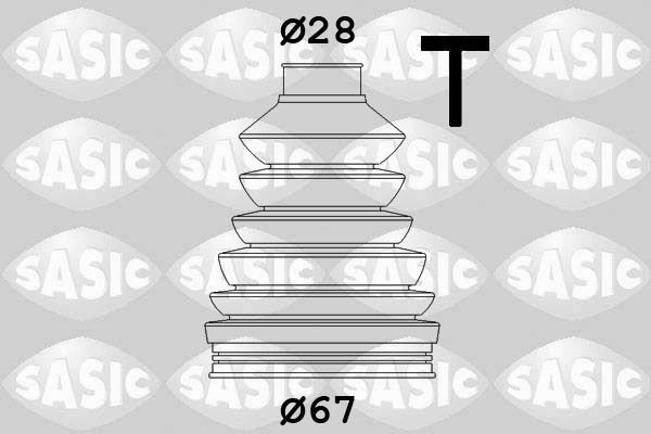 SASIC Asmanchetten set 1906023 Asmanchet SASIC HECKFLOSSE 1906023 goedkoop