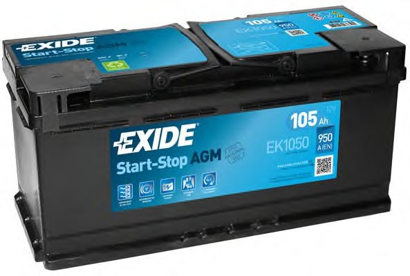 EXIDE Startbatteri EK1050 EXIDE EK1050 originale Bilbatteri B5 Touring (F11) hva koster