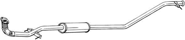 BOSAL Πρώτο σιλανσιέ 290-091 Πρώτο σιλανσιέ BOSAL Nissan PRIMERA 290-091