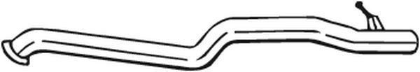 BOSAL Σωλήνας εξάτμισης 850-077 Σωλήνες εξάτμισης BOSAL Citroën SAXO 850-077