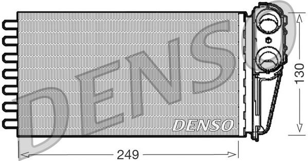DENSO Radiateur de chauffage DRR21001 Radiateur de chauffage DENSO 205 DRR21001 pas cher