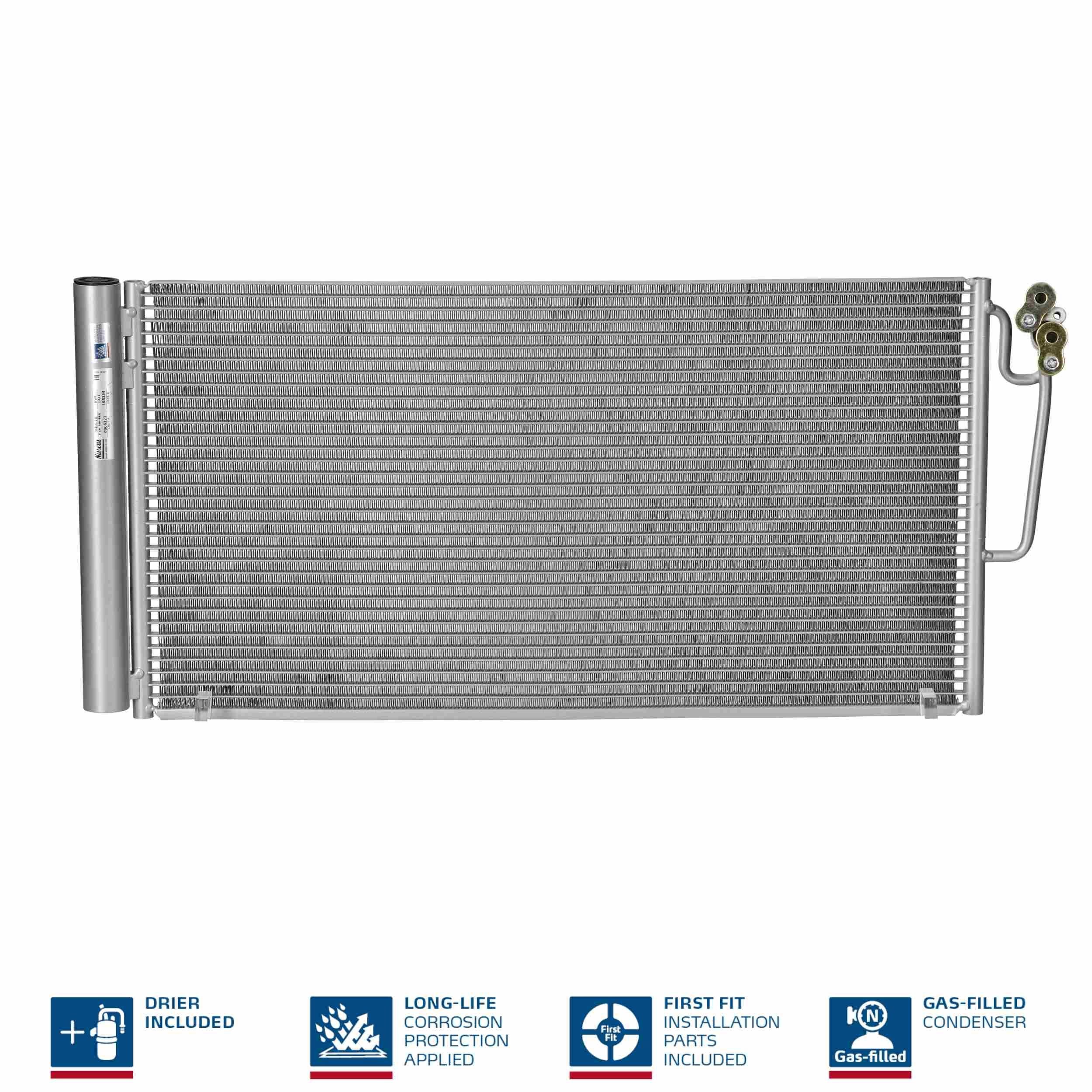 NISSENS Klimakondensator 940118 Mini R50, R53 Kondensator Klimaanlage 940118 NISSENS