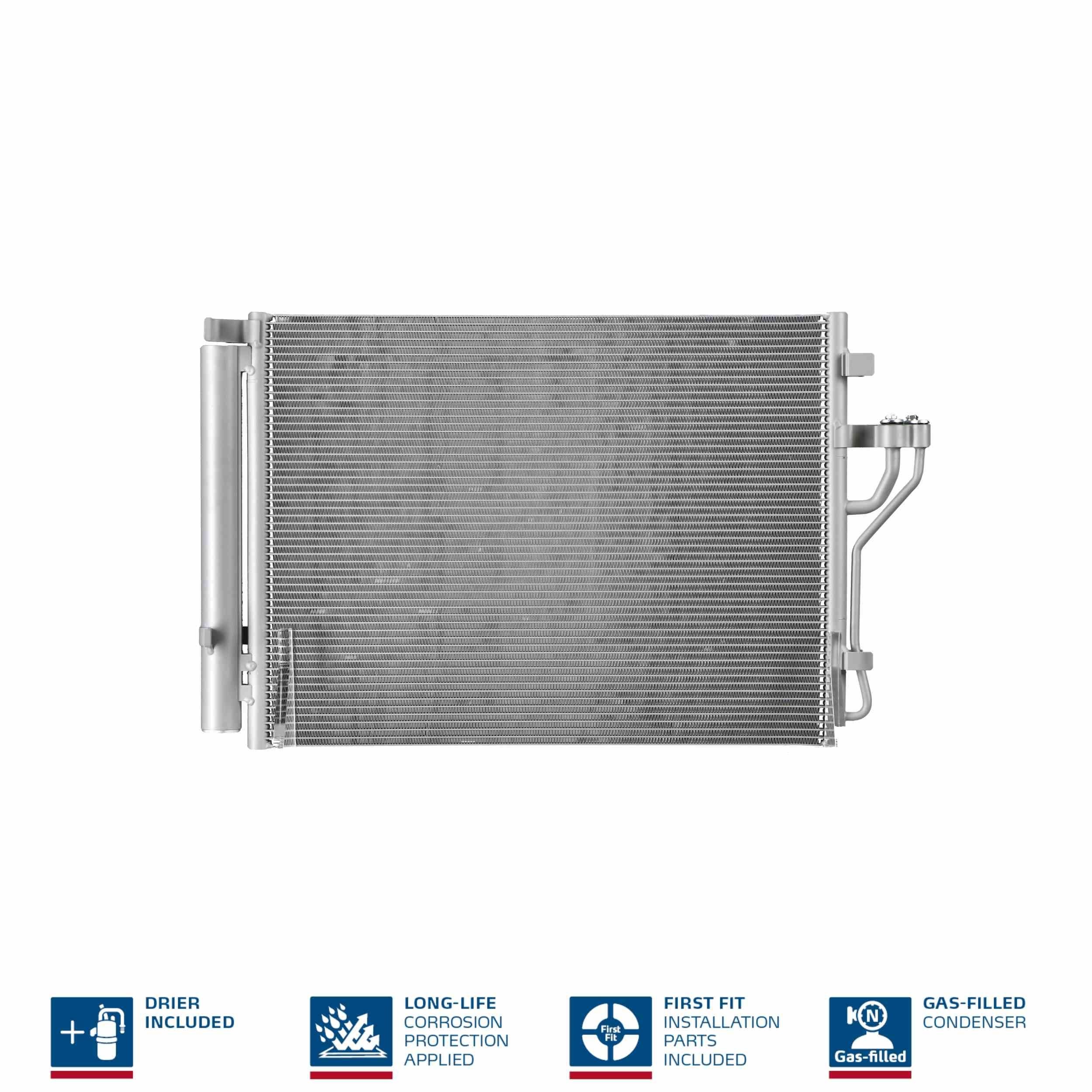 NISSENS Condensor voor airco 940353 NISSENS 940353 Condensor voor airco KIA Stonic Hatchback (YB) goedkoop