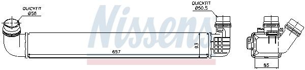 NISSENS Intercooler 96674 Intercooler för turbo Audi 4E_ 96674 NISSENS