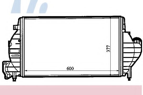 NISSENS Intercooler 96854 NISSENS 96854 Intercooler Renault Laguna 1 prezzo