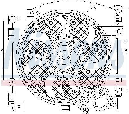 NISSENS Ventilator, condensor, airconditioning 85531 NISSENS 85531 Ventilator AC KIA Sorento jc goedkoop