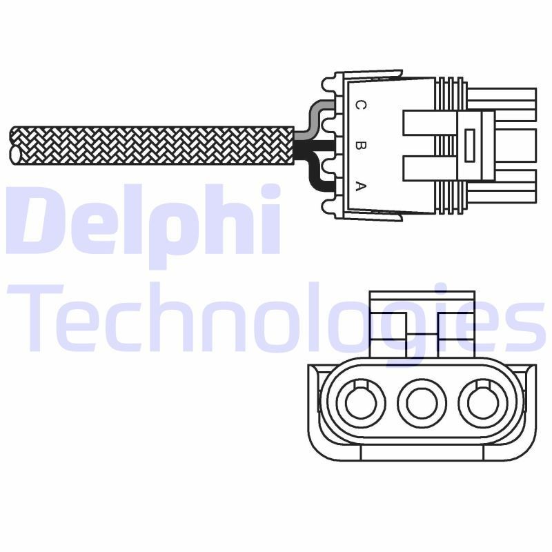 DELPHI Lambdasond ES10990-12B1 DELPHI ES10990-12B1 nox-sensor Opel Kadett E Cabriolet pris