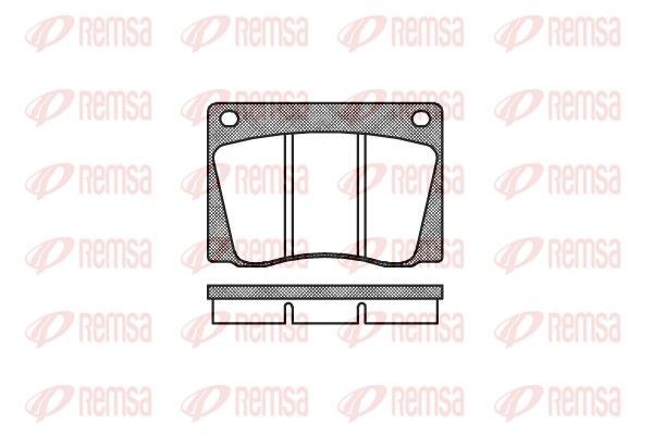 REMSA Remblokken 0037.00 REMSA 0037.00 Remblokset V8 Vantage prijs