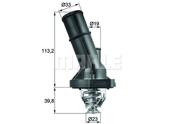 BEHR THERMOT-TRONIK Termostat, kjølemiddel TX 8 83D Termostathus BEHR THERMOT-TRONIK Land Rover 88/109 TX 8 83D