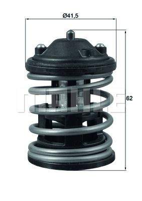 BEHR THERMOT-TRONIK Termostat, oliekøling TO 1 83 Olietermostat BEHR THERMOT-TRONIK Tesla MODEL S TO 1 83