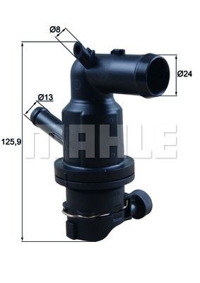 BEHR THERMOT-TRONIK Termostato motore TX 25 71D TX 25 71D Termostato refrigerante BEHR THERMOT-TRONIK VOLVO S70 costo