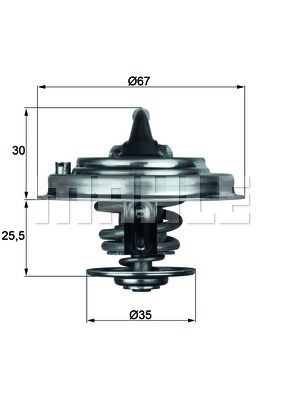 BEHR THERMOT-TRONIK Termóstato, líquido de refrigeração TX 30 92D Termóstato líquido de refrigeração BEHR THERMOT-TRONIK 1500/1600 TX 30 92D baratos
