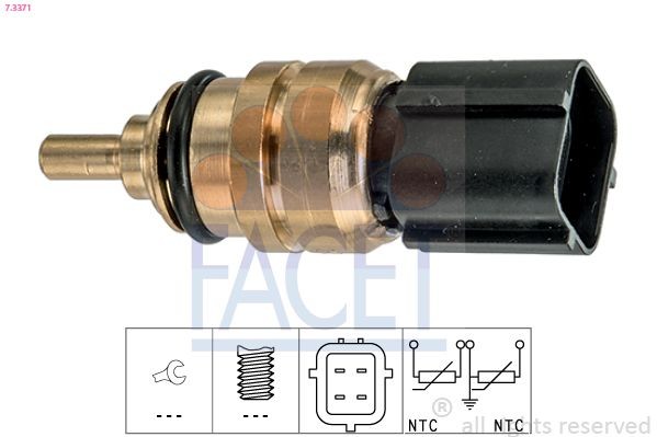 FACET Sensor, coolant temperature 7.3371 Chevy CAPRICE FACET coolant sensor 73371