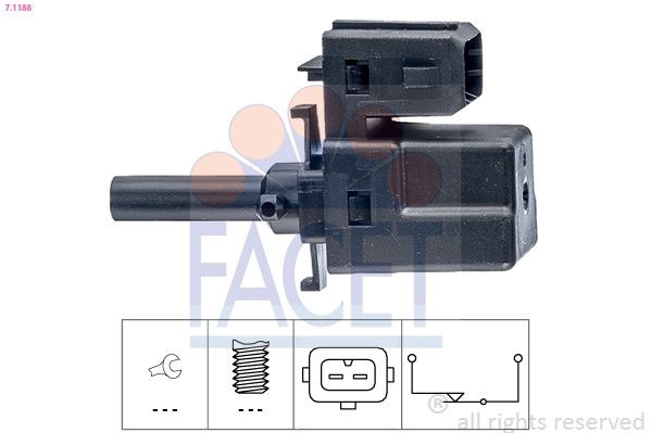 FACET Kytkin, (vakionopeus) 7.1188 Kytkin, (vakionopeus) FACET Made in Italy - OE Equivalent