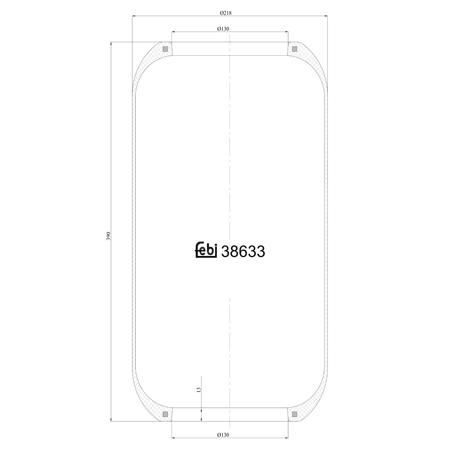 FEBI BILSTEIN Mech pneumatického prużenia 38633 FEBI BILSTEIN 38633 Mech pneumatického prużenia IVECO Daily III Minibus lacné
