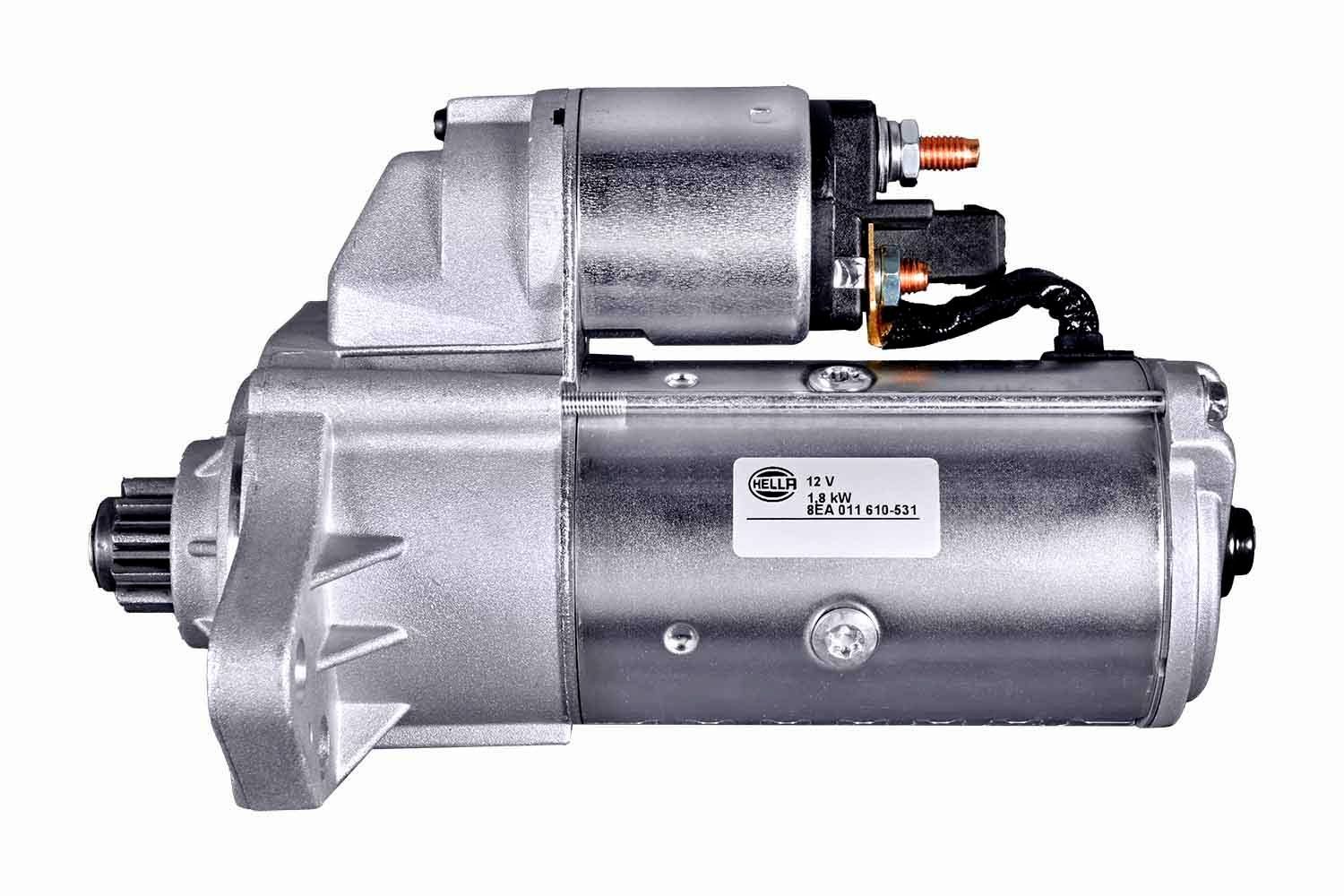 HELLA Startmotor 8EA 011 610-531 Autostarter HELLA COUPE 8EA 011 610-531 goedkoop