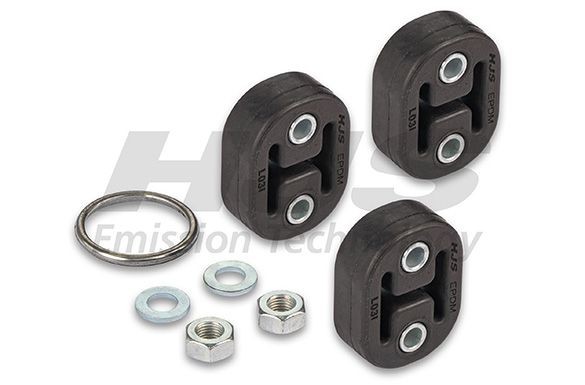 HJS Kit de montagem, sistema de escape 82 42 9007 HJS 82 42 9007 originais Kit de montagem sistema de escape Nissan Primastar Van custo