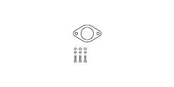 HJS Kit de montagem, catalisador 82 23 4493 HJS 82 23 4493 originais Kit de montagem catalisador Nissan Pulsar c13 custo