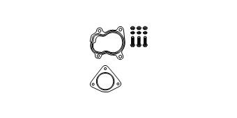 HJS Kit montaggio, Precatalizzatore 82 23 4488 Kit di montaggio catalizzatore Opel 31_ 82 23 4488 HJS