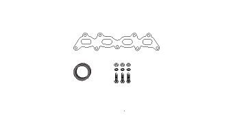 HJS Kit montaggio catalizzatore 82 32 6980 HJS 82 32 6980 Kit di montaggio catalizzatore Fiat Ducato 244 Camion pianale prezzo
