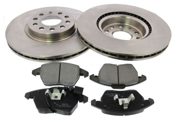 Kit de travões MAPCO 47833 MAPCO 47833 Kit de pastilhas de travão e disco VW GOLF 2020