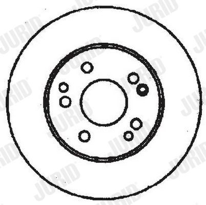 JURID Brake disc 561322J JURID 561322J Camry V10 performance brake discs replacement