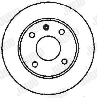 JURID Bremseskive 561055J JURID 561055J 99 Sedan Sports bremseskiver pris