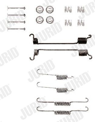 JURID Liigend, pikivõll 8369029001 Kardaani muhv JURID Saab 95 Station Wagon 8369029001