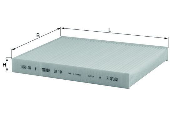 KNECHT Interieurfilter LA 144 LA 144 Airco filter BMW Z3 KNECHT