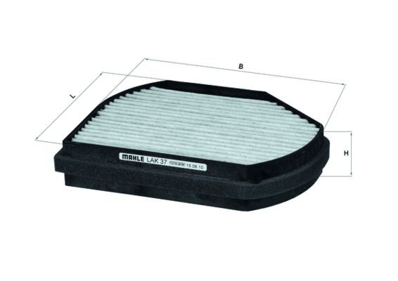 KNECHT Filter vnútorného priestoru LAK 37 LAK 37 Kabínový filter SUZUKI KIZASHI KNECHT