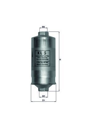 KNECHT Brandstoffilter KL 5 Citroën JUMPER Dieselfilter KNECHT KL 5